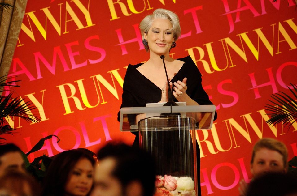 Meryl Streep vo filme Diabol nosí Pradu