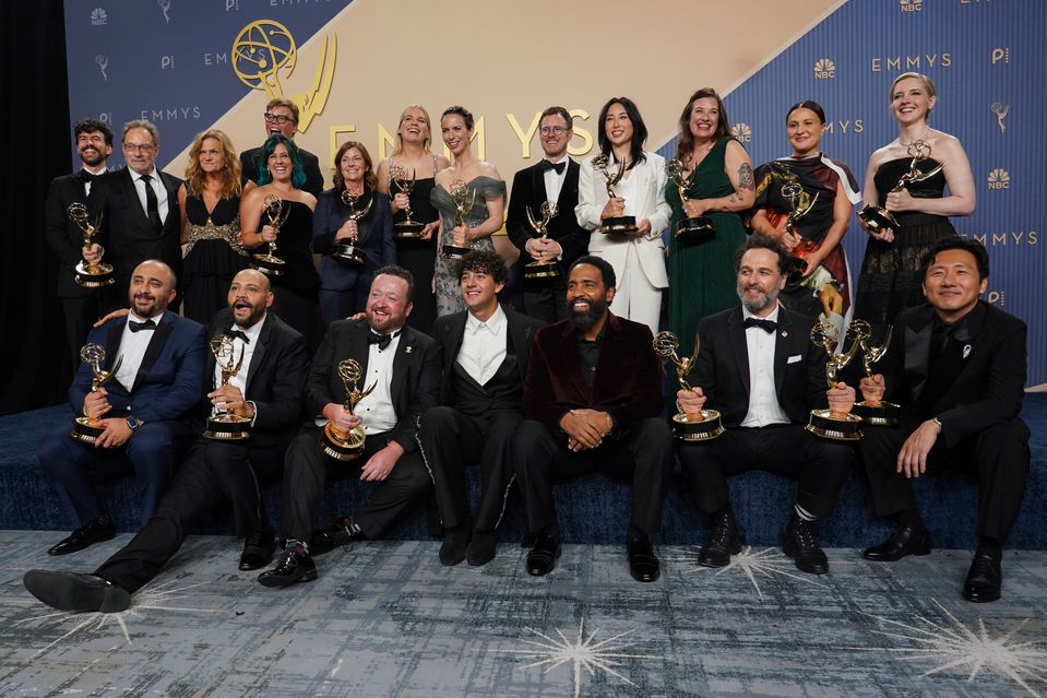 Momentky z udeľovania televíznych cien Emmy 2026