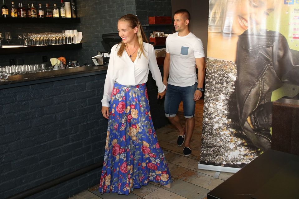Lucie Vondráčková a Tomáš Plekanec 
