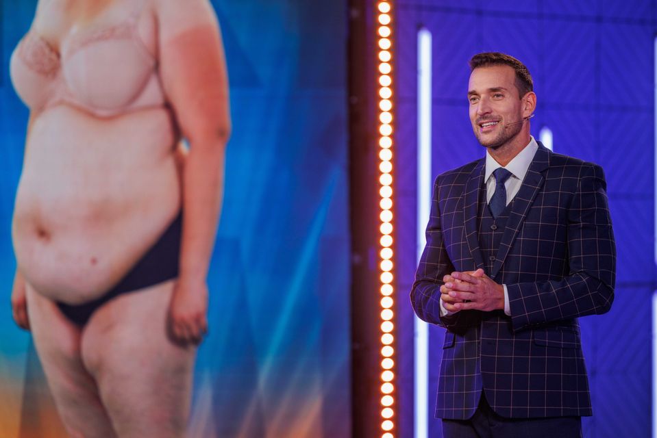 Martin Košťál počas galavečera šou Extrémne premeny (Česko)
