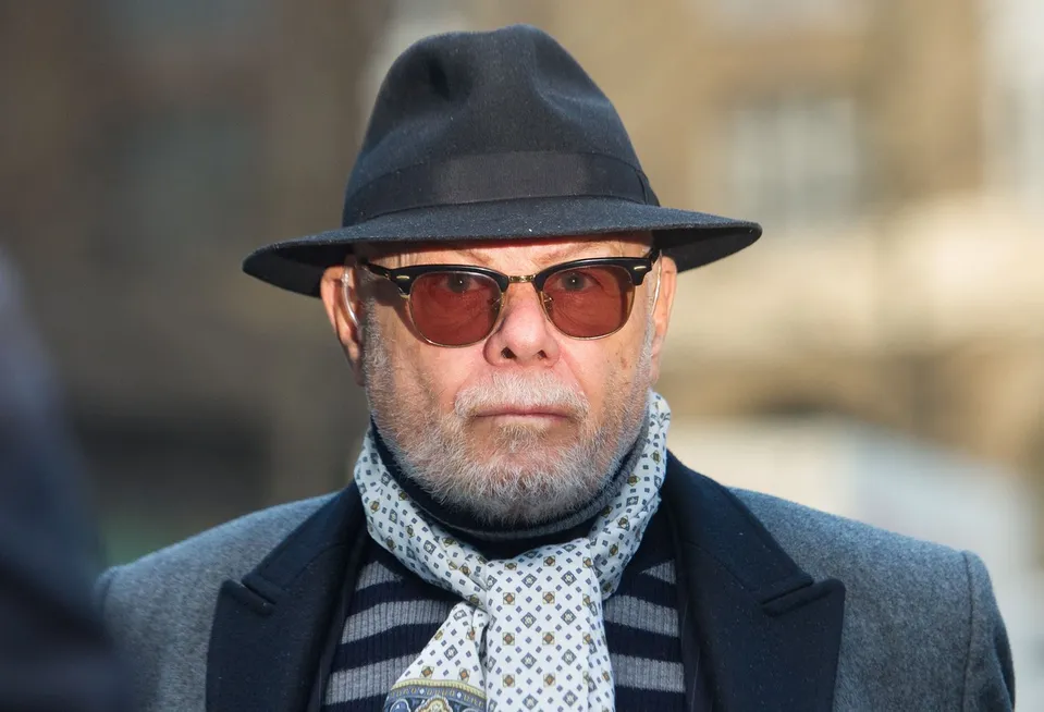 Gary Glitter na súde v januári 2015