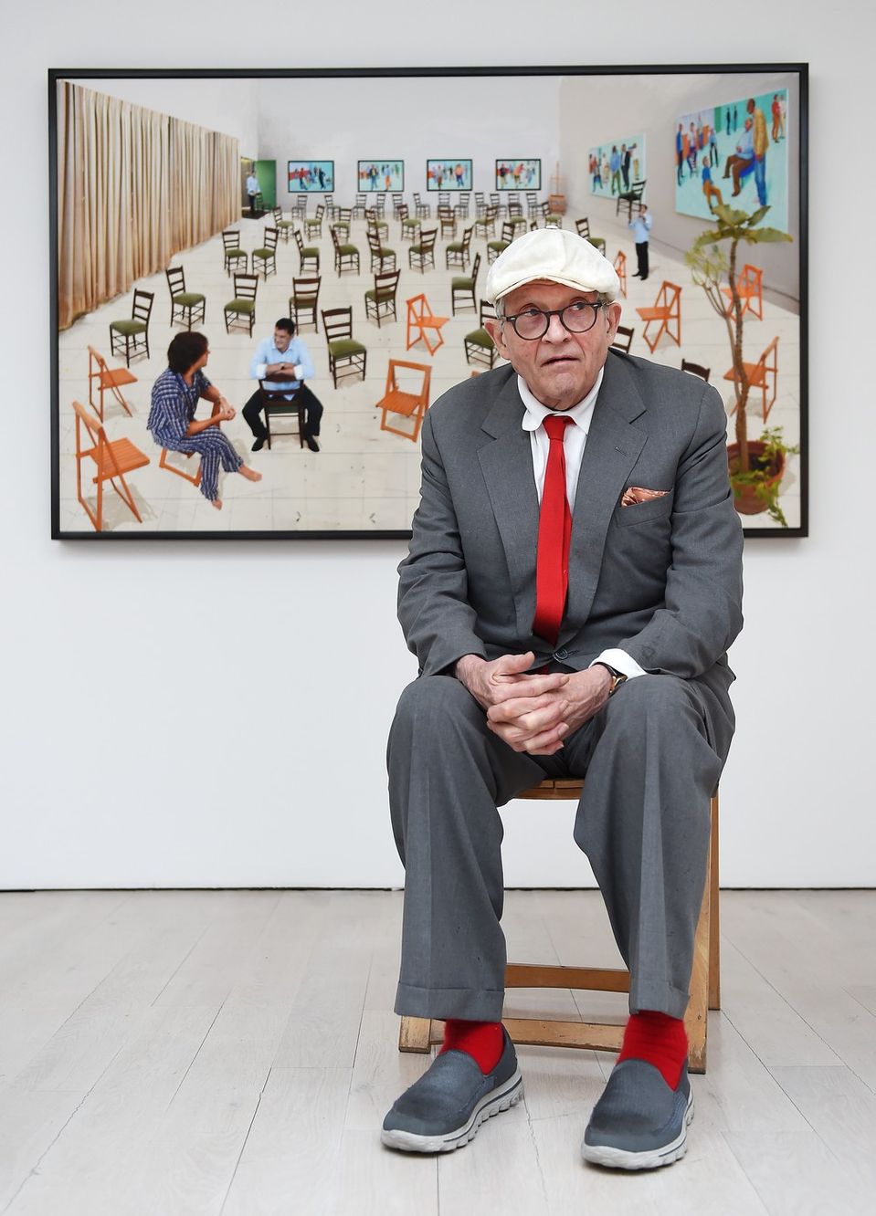 David Hockney sa považuje za priekopníka pop artu. 