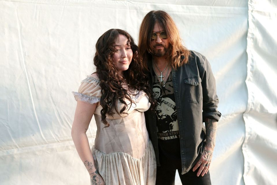 Billy Ray Cyrus spoločne s dcérou Noah.
