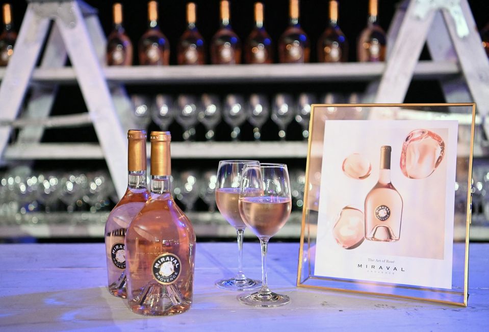 Rosé Miraval.