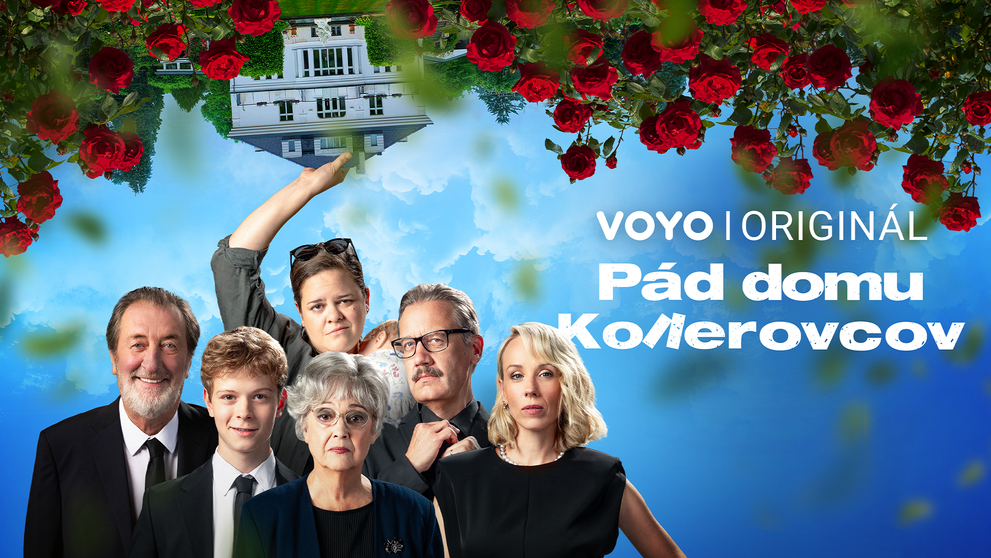 Na Voyo prichádza komediálny seriál o spolužití troch generácií Pád domu Kollerovcov