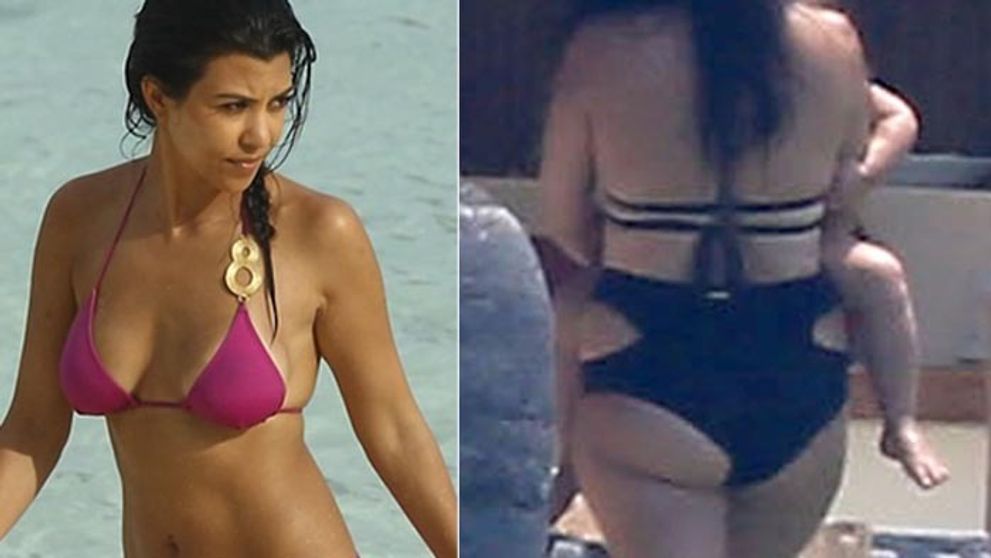 Najstaršia Kardashianka v plavkách: Telo pred a po troch deťoch!