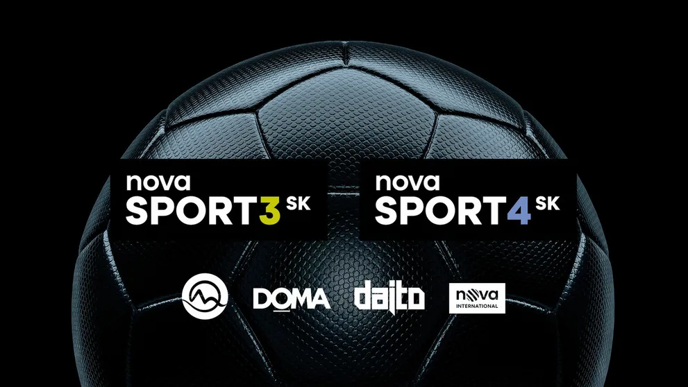 Nové stanice Nova Sport 3 SK a Nova Sport 4 SK prinášajú to najlepšie z európskeho futbalu a reklamu iba pre Slovensko