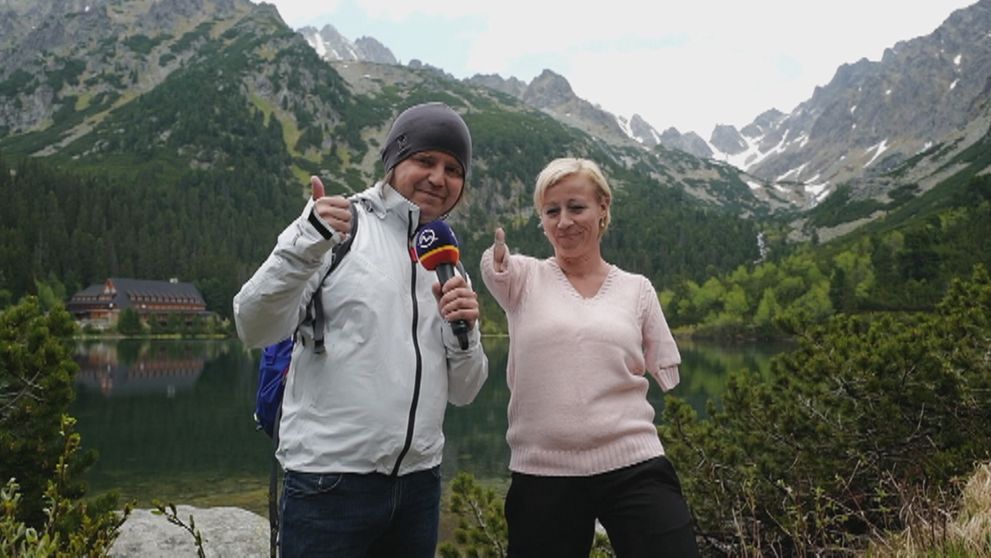 Narodila sa bez rúk, no maľuje krásne nohami. Tribula ich trochu potrápil v Tatrách