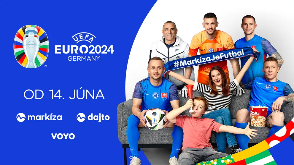 Na Markíze, Dajto a Voyo vypukne futbalový ošiaľ UEFA EURO 2024. Slovenským reprezentantom držia palce aj fanúšičky