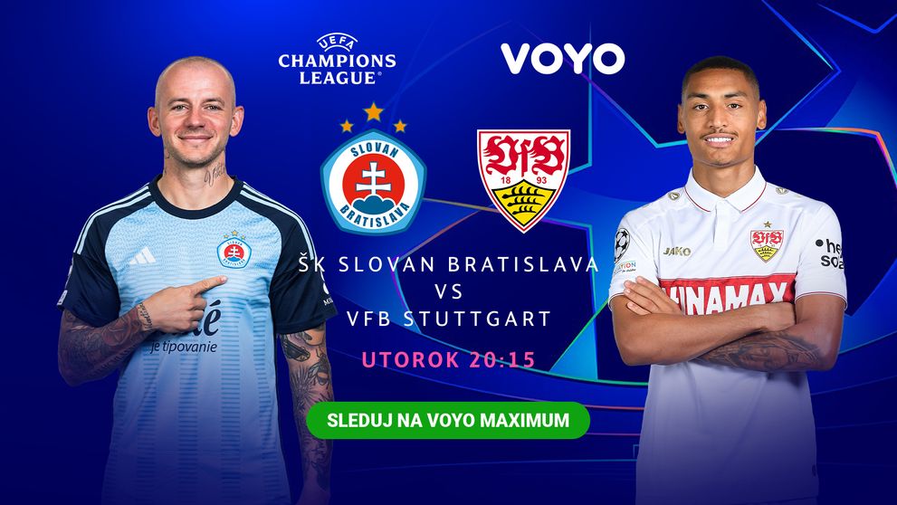 Na Voyo maximum sa vracia Liga majstrov, Slovan v novom roku v ostrej premiére proti Stuttgartu