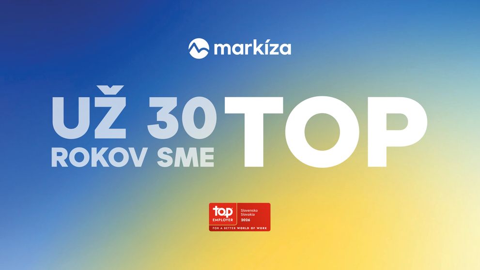 TV Markíza medzi najlepšími zamestnávateľmi sveta: Získala prestížny titul Top Employer 2026