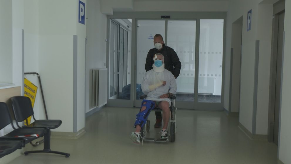 Maroš Molnár ako po vážnom úraze. Tréner skončil s obväzmi