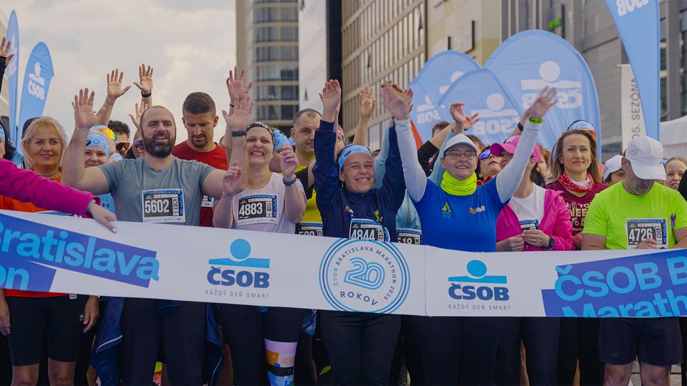 ČSOB Bratislava Marathon šíril myšlienku tolerancie a rešpektu voči nevidiacim a slabozrakým
