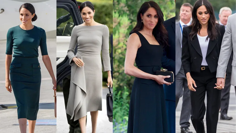 Meghan Markle tento týždeň hviezdila. Hlasujte za jej najlepší outfit