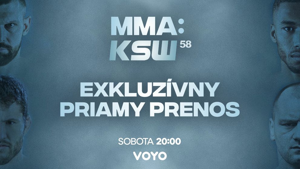 Videoportál VOYO exkluzívne ponúkne zápasy zmiešaných bojových umení organizácie KSW