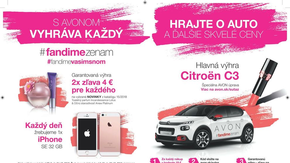 S AVONom vyhráva každý!