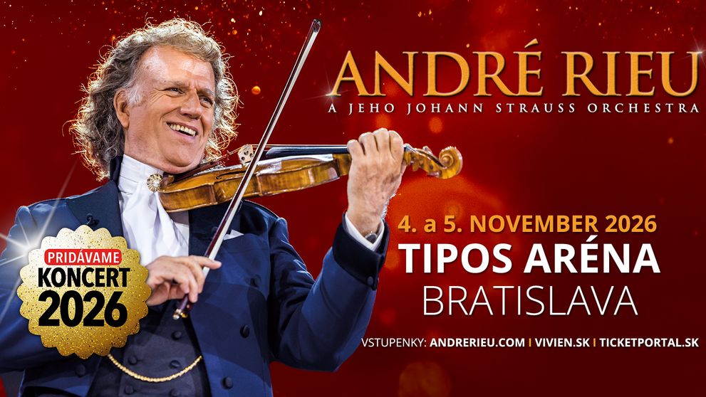 Dva romantické večery kráľa valčíkov: André Rieu pridáva ďalší koncert v Bratislave