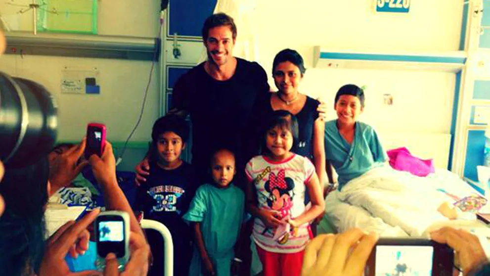 William Levy navštívil detskú onkológiu!