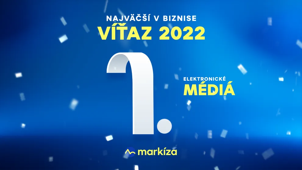 Skupina Markíza zvíťazila v kategórii Elektronické médiá v rámci rebríčkov ročenky Najväčší v biznise