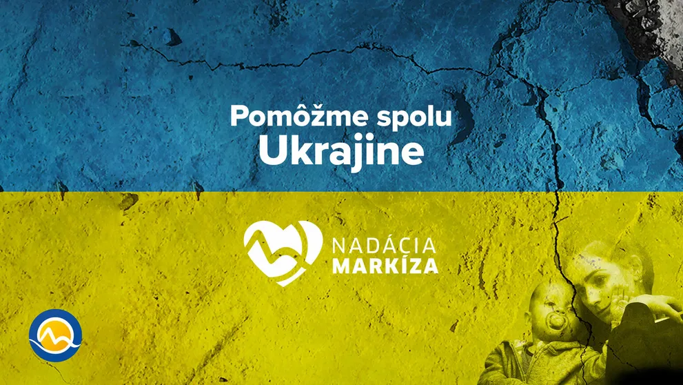 Nadácia Markíza spustila finančnú zbierku Pomôžme spolu Ukrajine, ktorú podporila sumou 20-tisíc eur