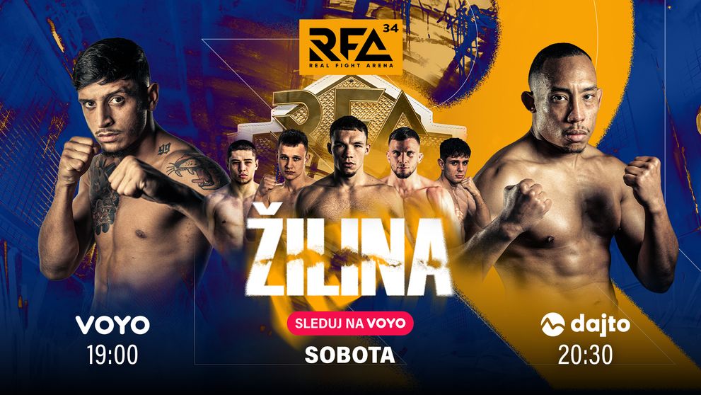 RFA 34 v Žiline prinesie kartu roka: Neporazený Sivák, Fapšo aj domáce hviezdy v akcii