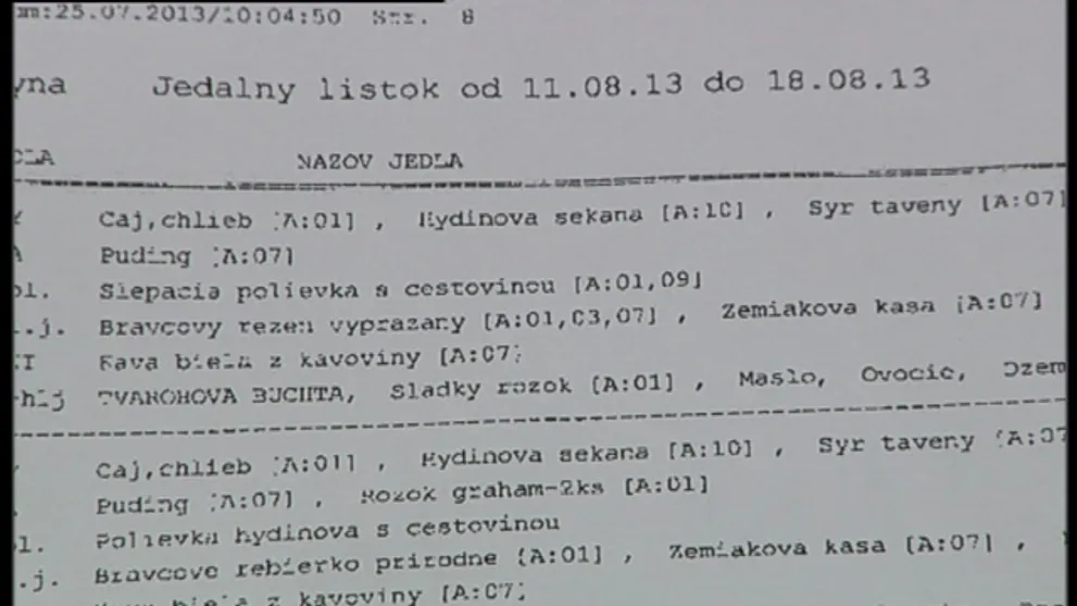 Slovenskí väzni sa stravujú kráľovsky