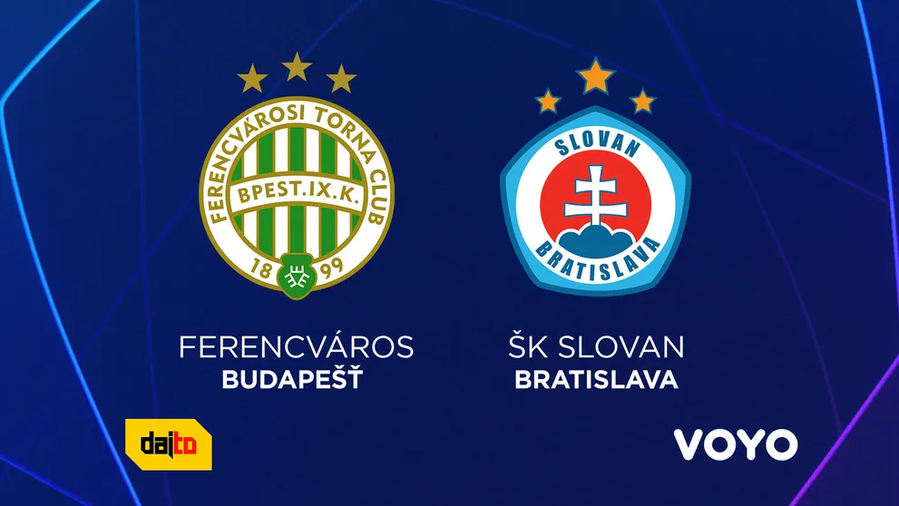 TV Dajto a Voyo odvysielajú futbalový súboj dvoch veľkých rivalov – Ferencváros Budapešť vs. ŠK Slovan Bratislava