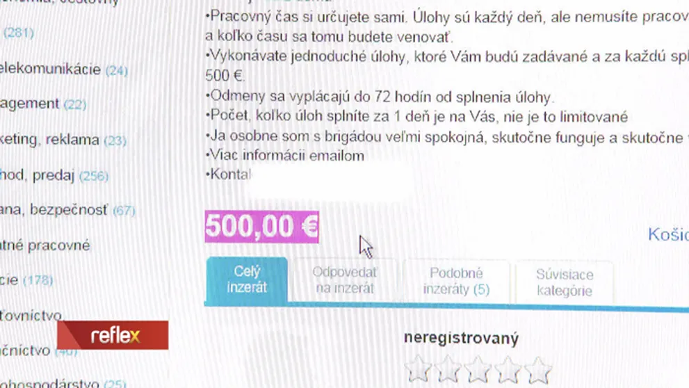Lákavá práca z domu
