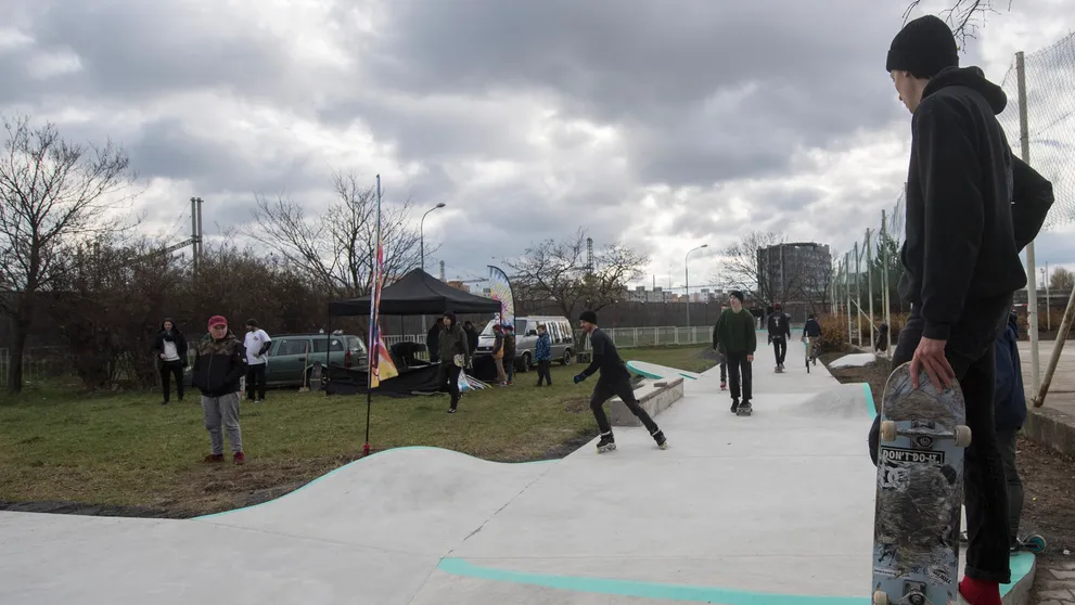 V Bratislave otvorili prvý betónový skatepark