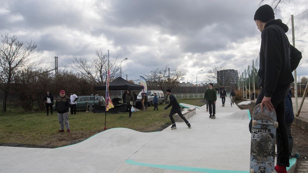 V Bratislave otvorili prvý betónový skatepark