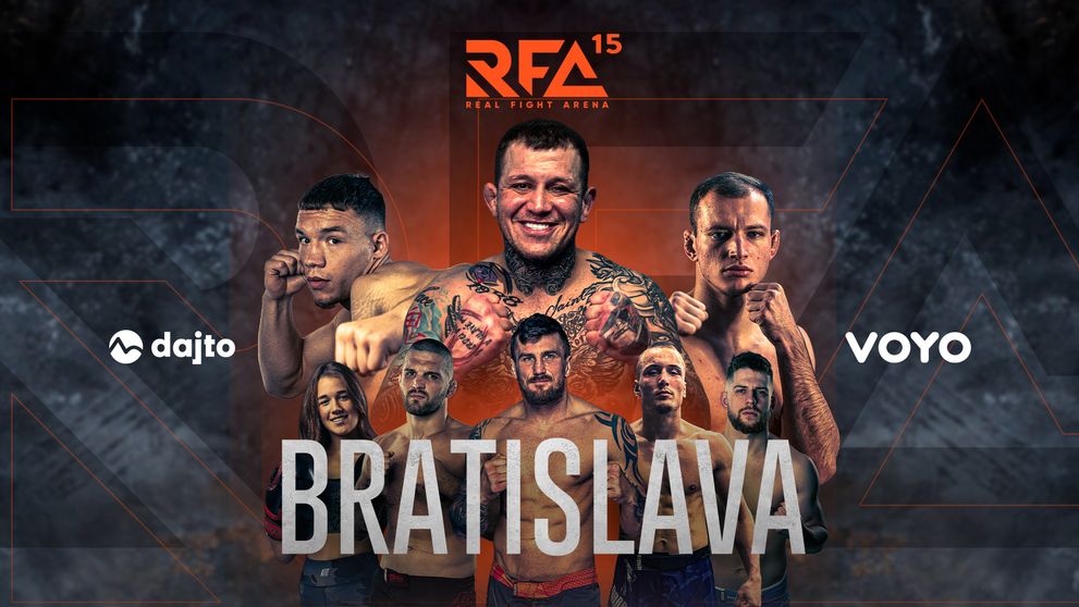 RFA sa vracia do Bratislavy. Atraktívny galavečer s titulovým zápasom uvidia naživo diváci na Voyo a Dajto