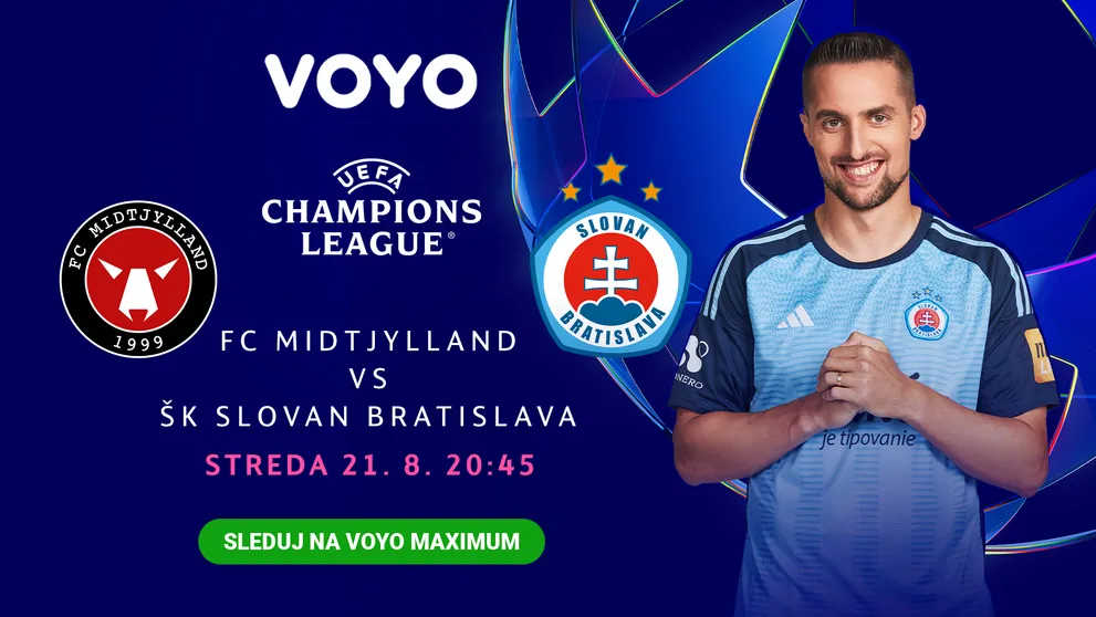 Zvládne Slovan posledný krok? Voyo prinesie naživo zápasy play-off Ligy majstrov
