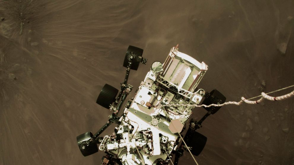 NASA zverejnila vôbec prvý zvuk z Marsu a video z pristátia Perseverance